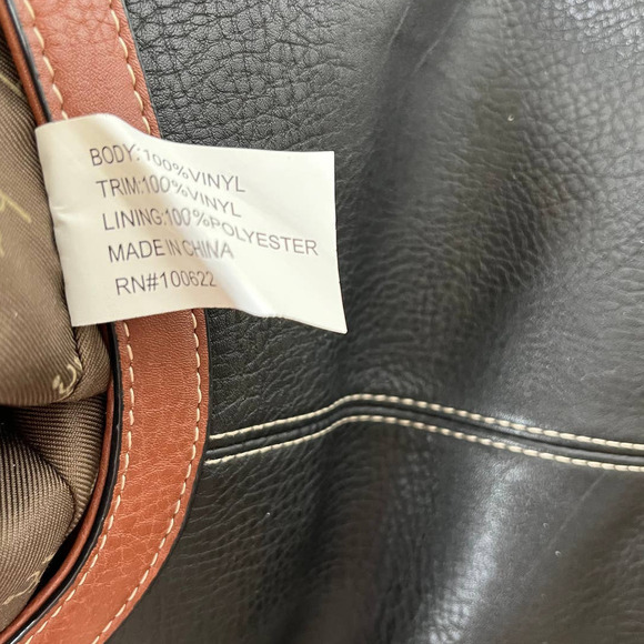 BORN B~O~C Brown & Black Vegan Leather Purse Bag - Picture 7 of 11